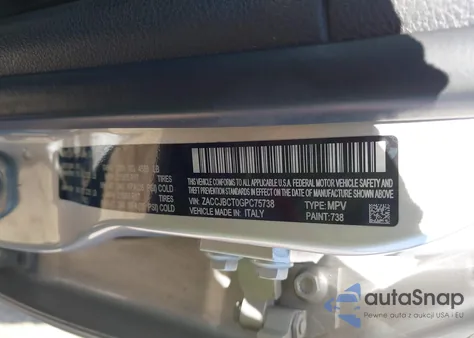 2016 Jeep Renegade Trailhawk from USA, damaged, VIN ZACCJBCT0GPC75738